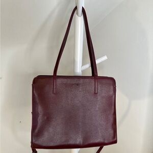 Matt & Nat Burgundy Vegan Briefcase Bag
